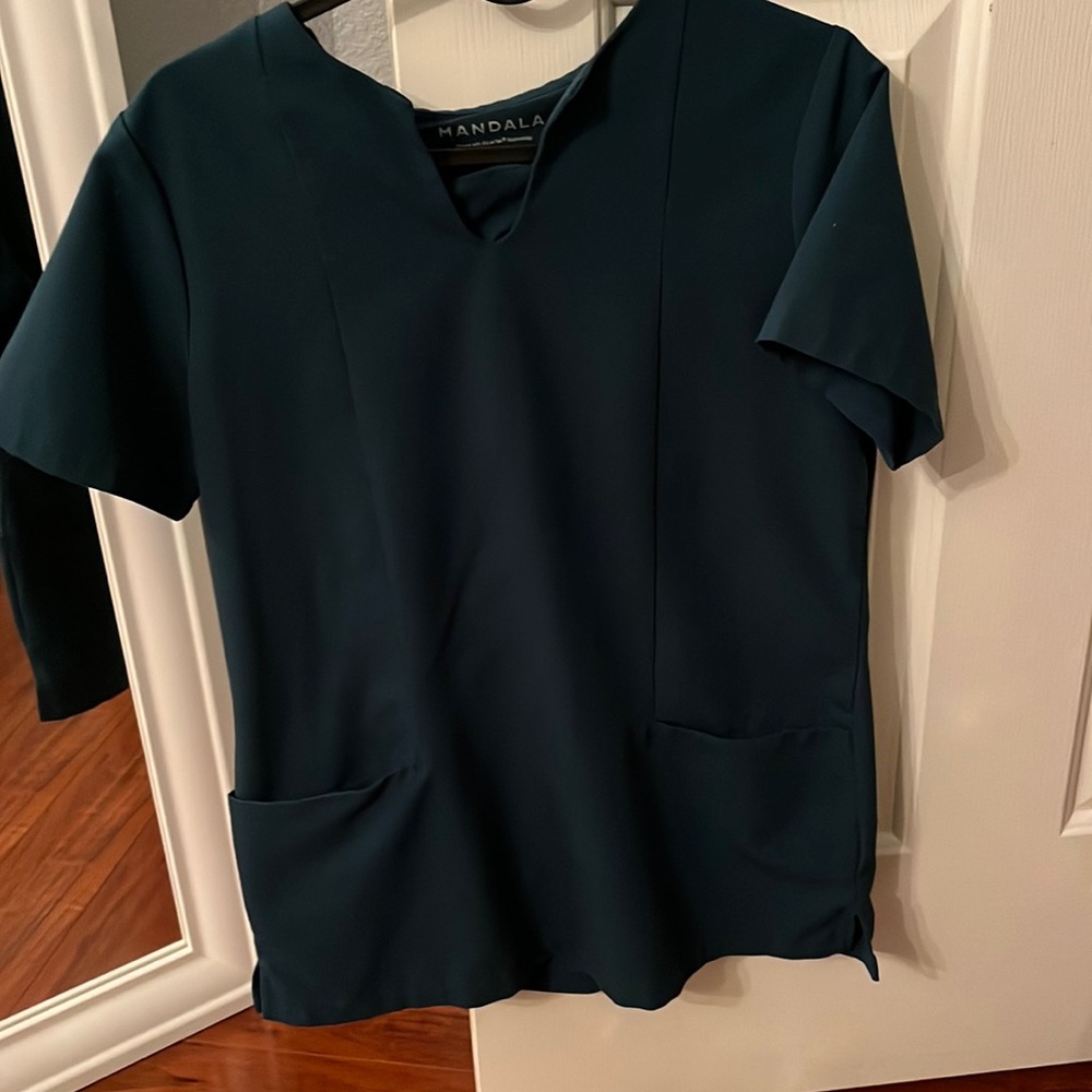 Mandala Scrub Top